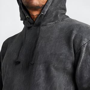 Ensemble de survêtement homme délavé à l'acide de qualité supérieure, en tissu respirant, pour le sport et le jogging, avec sweat à capuche et pantalon, grandes tailles, streetwear, OEM, vente chaude - Product Image 6