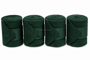 Bandages pour chevaux en polaire 300 GSM, très demandés par Costa Sports, largeur 4 pouces, longueur 3 m, pour l'équitation - Product Image 3