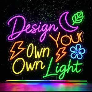 Enseigne néon LED personnalisée, étanche, imprimée UV, pour extérieur, lettres lumineuses murales avec indice de protection IP67, garantie de 2 ans - Product Image 2