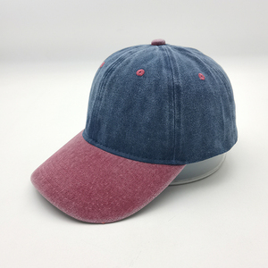 Gorra de béisbol de seis paneles de sarga de algodón pesado, gorra deportiva lisa al por mayor - Product Image 6