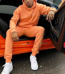 Chándales Casuales con Capucha de Forro Polar Sólido de Algodón Ligero de Alta Calidad para Invierno, Ropa Urbana Juvenil de Felpa, Personalizada, Unisex - Product Image 2