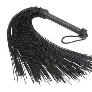 Handmade Sheep Skin Leather Flogger with Steel Buckle 3.5cm Width Classic Design and Strong Grip - Product Image 1