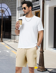 ชุดกางเกงขาสั้นลำลองสำหรับผู้ชาย ชุดวิ่ง 1 ชิ้น กางเกงขาสั้นผู้ชาย สกรีนโลโก้ได้ ไซส์ใหญ่ รับผลิตตามแบบ กางเกงจ็อกเกอร์ผู้ชาย ชุดกางเกงขาสั้นแบบกำหนดเองได้ - Product Image 3