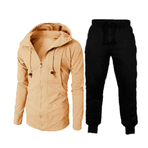 Nuevo conjunto de chándal con cremallera para hombre, sudadera y pantalones de chándal, traje deportivo, ropa deportiva para correr - Product Image 1