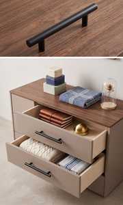 OEM Custom Stainless Steel Kitchen Square & Round Cabinet Handle T-Bar Drawer Pull Furniture <b>Door</b> Wardrobe D-Pull Handle <b>Knob</b> - Product Image 6