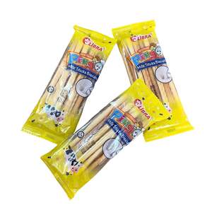 บิสกิตแท่งนมที่อุดมไปด้วยอบอร่อยรสชาติครีม186กรัมถุงสีเหลือง - Product Image 6