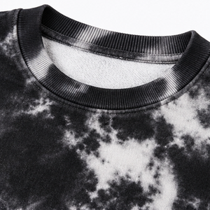 Sweat-shirt Tie-Dye en molleton de coton, vente directe, fabricant grossiste, qualité sur mesure, coupe décontractée, collection saisonnière - Product Image 4