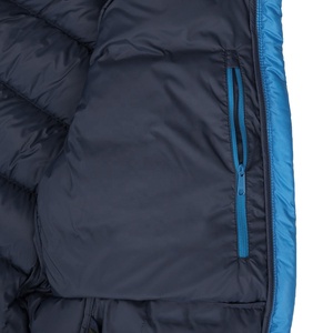 Veste d'hiver pour homme avec logo personnalisé, ultra chaude, rembourrage en fibre de polyester, col montant fin, coupe-vent, imperméable - Product Image 4