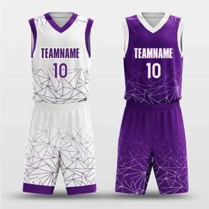 Nouvelle Qualité OEM Maillots de Basketball Unisexe pour Adultes Personnalisables avec Logo Imprimé par Transfert Thermique Anti-Bactérien Séchage Rapide - Product Image 1