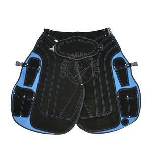 Tabliers de fermeur de chevaux robustes avec ceinture à boucle en acier inoxydable, tissu en maille ventilée, rangement pour couteaux et aimant à clous - Product Image 1