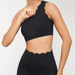 Conjuntos de Yoga Elásticos y Ligeros de Alta Calidad para Mujer, en Spandex/Nylon, con Impresión de Logotipo Personalizado, Ropa Deportiva Cómoda para Gimnasio - Product Image 1