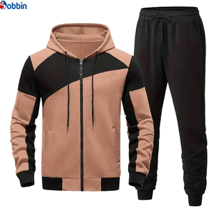 Conjunto Deportivo de Otoño para Hombre, Estilo Urbano, Transpirable, Estampado, Sudadera con Capucha y Pantalones Deportivos de Algodón + Talla Grande - Product Image 2