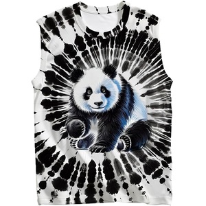 <b>Tops</b> Tanktops 100% cotton s/j 160 gsm solid color, colorful, digital print casual style printed casual supplier from Bangladesh. - Product Image 4