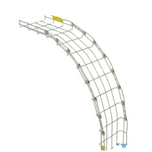 Bandeja de gestión de cables Bestray para exterior, codo vertical de 90 grados (gran radio), suministro directo de fábrica, diseño perforado de acero inoxidable 304 - Product Image 4