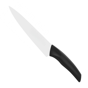 Couteaux de chef avec manche ergonomique noir profilé et lame en acier inoxydable pour la cuisine quotidienne, la découpe des légumes et des aliments - Product Image 3