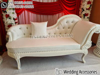 Canapé de luxe King Queen pour scène de mariage, causeuse dorée de style Maharaja, chaise trône royale indienne pour mariage, USA