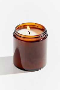 Portavelas de Vidrio de Lujo con Tapa de Madera, Resistente al Calor, Cilíndrico, para Decoración del Hogar - Product Image 3