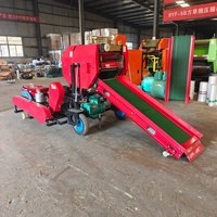 Machine à ensiler et à emballer les balles de foin, structure compacte, utilisation facile pour le conditionnement et l'emballage des balles de foin en ferme