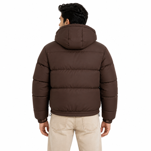 Fashion Hooded Puffer <b>Jacket</b> Quilted Insulated Winter Casual Outdoor Wear Full Zip Quilted Warm Casual Outdoor OEM Men's <b>Jackets</b> - Product Image 3