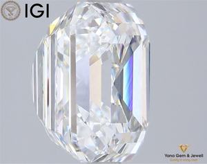 Elegante Corte Asscher con Diamante Cultivado en Laboratorio CVD de 5.01 Quilates, Color F, Claridad VVS2, Certificado por IGI, para Anillo de Compromiso Personalizado - Product Image 5