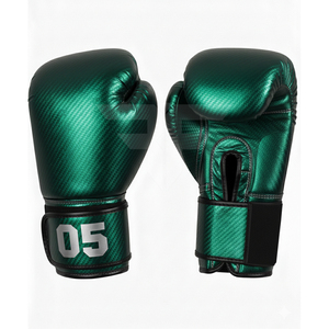 MMA Gym Adult Boxing <b>Gloves</b> Fabric Custom Logo <b>Moisture</b> Wicking Hook Loop Closure Training <b>Gloves</b> for Martial Arts Fitness - Product Image 3