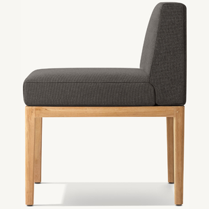 Chaise individuelle en promotion, style moderne et épuré, idéale pour se détendre en extérieur, durable et équipée d'un coussin en mousse souple. - Product Image 2