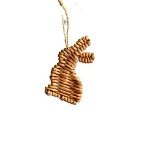 Décoration de Noël en rotin tressé à la main en fibres végétales naturelles, série de collection nouvelle arrivée - Product Image 1