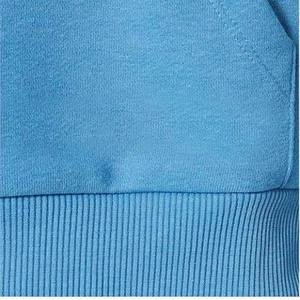 Sweat-shirt à capuche uni pour femme, 100% coton tricoté, manches longues, style décontracté, style automne, sweats à capuche pour femme - Product Image 5