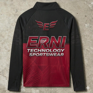 <b>Men</b>’s Spring Autumn Fitness Long Sleeve Quick Dry Running Top Half Zip Slim Fit Training Sweatshirt Athletic Workout <b>Pullover</b> - Product Image 2