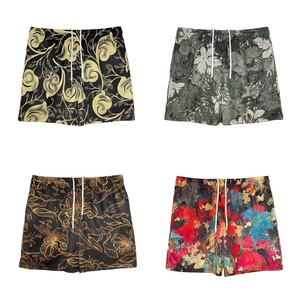 Hakoneko Men's <b>Vintage</b> Striped Printed Character Board Shorts Quick Dry Elastic Waist Casual Swim Shorts 100% Polyester Woven - Product Image 6