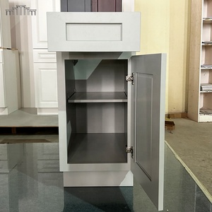 Gabinete de cocina de Vietnam, venta al por mayor, listo para ensamblar, bisagras de cierre suave, gabinetes de cocina, gabinete de cocina americano RTA de madera maciza - Product Image 4