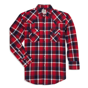 Custom Men's Retro Autumn Winter Plaid Shirt Polyester Long Sleeved Button Smart Casual Thick Black <b>White</b> <b>Flannel</b> Shirt - Product Image 2