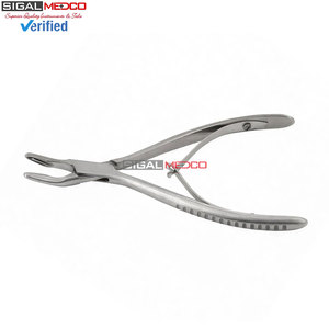 Rongeur chirurgical manuel à action simple en acier inoxydable de qualité supérieure pour le contournement précis des os et la dissection fine des tissus vétérinaires - Product Image 3