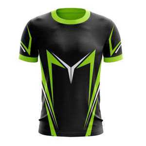 Camiseta de Cuello Redondo para Hombre de Alta Calidad, Superventas, Sublimación Personalizada Impresa en Tela de Poliéster/Algodón, Precio al por Mayor - Product Image 3