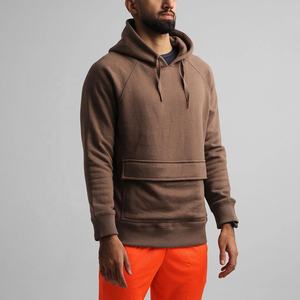 Sudadera con capucha de algodón para hombre y mujer, prenda deportiva masculina de gran tamaño con estampado de Logo personalizable, con bolsillos en la parte delantera, de alta calidad, OEM - Product Image 6
