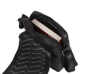 High Quality Premium Genuine <b>Leather</b> Fashion Waterproof Secure Zipper Closure Small <b>Messenger</b> Crossbody Handbag for Unisex - Product Image 6