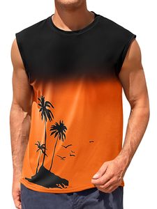 Nouveau style débardeur homme par sublimation, impression logo personnalisée de haute qualité, décontracté, été, plage, course, gym, extérieur, sans manches - Product Image 1
