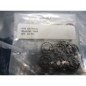 10 roulements en acier inoxydable N3700122 # 698, 101782 - Équipements et pièces semi-conductrices d'occasion fiables à l'échelle mondiale chez - Product Image 1