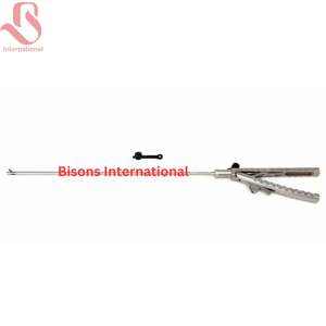 BISONS - Portaagujas de Laparoscopia Manual de Acero Inoxidable al por Mayor, Instrumento de Sutura Autoclavable - Product Image 3