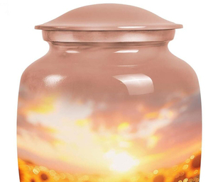 Wholesale Metal Cremation Urns for Adult Human Ashes Modern Design Funeral Supplies Casket <b>Memorial</b> <b>Keepsake</b> - Product Image 3