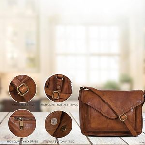 Bolsos de Mano de Cuero Genuino para Mujer, Elegantes y Versátiles, Bolsos Cruzados, Bolsos Tote, Explora la Variedad de Bolsos de Mano para Mujer - Product Image 5