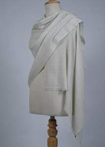 Écharpe en cachemire VIC, laine fine, unie, douce, couleur unie, 70x200 cm, luxueuse, légère, respirante - Product Image 2