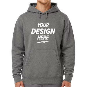 Sweat à capuche épais 100% coton pré-rétréci de Independent Trading Co. – Vente en gros aux États-Unis, prêt pour impression personnalisée - Product Image 3