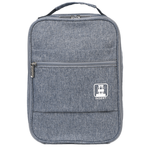 Sac à chaussures de voyage portable en polyester imperméable OEM/ODM avec fermeture éclair, couleur naturelle, durable, étuis cosmétiques, rangement extérieur, vente en gros - Product Image 3