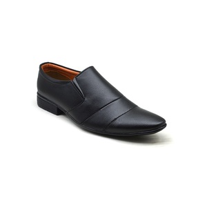 Men's Classic Formal Slip-On Leather Breathable Soft Dress Shoes with Round <b>Toe</b> Elegant Business & Office Shoes <b>by</b> Asken Atelier - Product Image 1