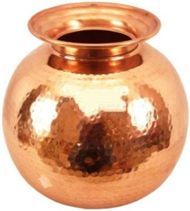 Premium Copper Drinking <b>Water</b> Storage Pot Handmade Copper <b>Water</b> <b>Container</b> for Healthy Drinking and Home Kitchen Use - Product Image 4