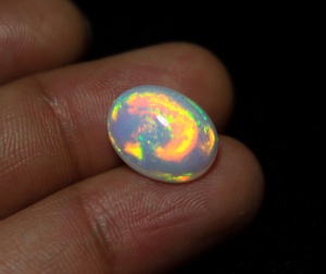 Gemas Hasnain, Ópalo Etíope Natural de Excelente Calidad, Corte Ovalado, 5 Quilates, Multicolor, 14.5*11*6mm, Gema para Joyería - Product Image 1