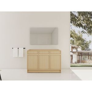 ตู้ห้องน้ำแบบตั้งพื้นขนาด 48 นิ้ว พร้อมบานตู้ปิดแบบนุ่มนวล 3 บาน รุ่น BVC11148DOK (บรรจุแบบ KD) ไม่รวมอ่างล้างหน้า - Product Image 2