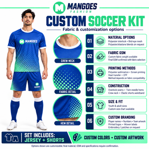 Ensemble maillot et short de football personnalisé pour hommes, jeunes et adultes – Tenue de sport athlétique pour entraînement, match et compétition - Product Image 6
