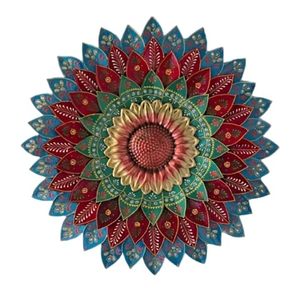 Modern Metal <b>Flower</b> <b>Wall</b> Art Wedding Decor Handmade Hanging Sculpture for Living Room Bedroom Hallway Office - Product Image 5